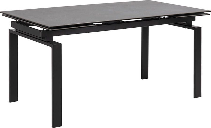 SMUK Verlengbare Eettafel 160-240 cm Lavender Keramiek Zwart