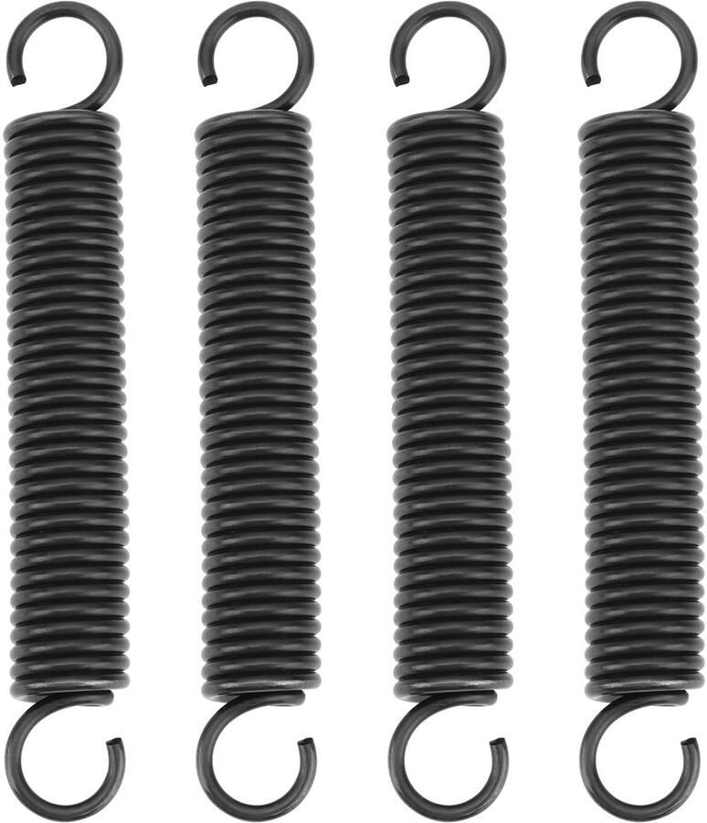 Verlenging Lente 95mm 4 Stks Dual Haak Zwart Staal voor Lift Top Salontafel