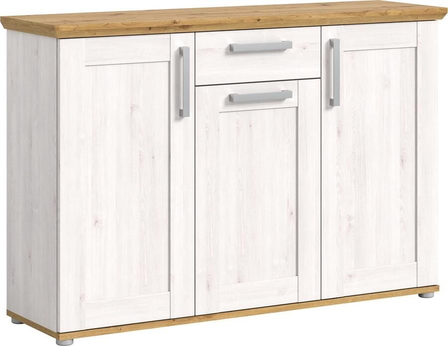 Rootz Living Rootz Verona Ladenkast Dressoir Kast Sibiu Lariks Nb Artisan Oak Nb 137cm x 92cm x 39cm