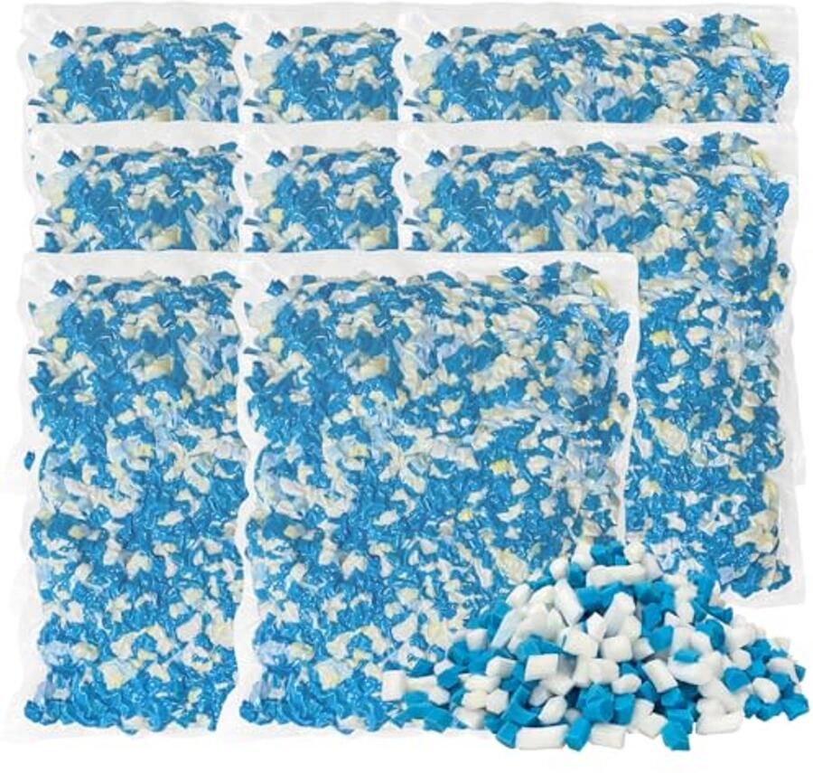 Versnipperd geheugenschuimvulling voor zitzakken en kussens 18 1 kg