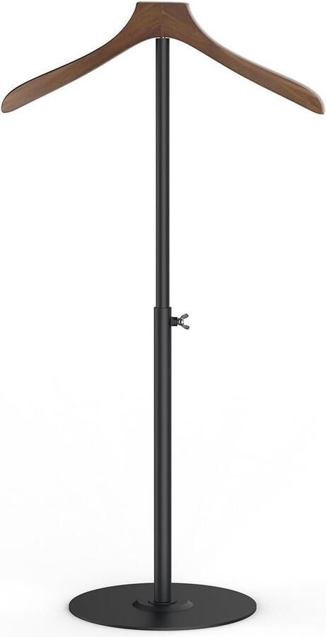 Verstelbaar kledingrek Draagbaar houten kledingstand 1 stuk