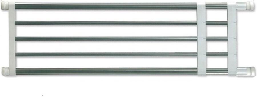 Verstelbare Kast Plank DIY Garderobe Verdelers Separator Uitbreidbaar Opbergrek Verstelbare Lengte 50-80 cm Keuken Badkamer Slaapkamer