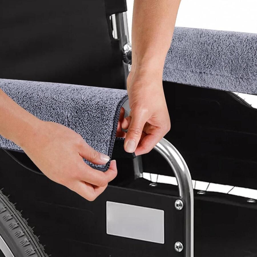 Verstelbare armleuninghoes nylon bekleding comfortabele armleuningondersteuning drukontlasting rolstoelen bureaustoelen