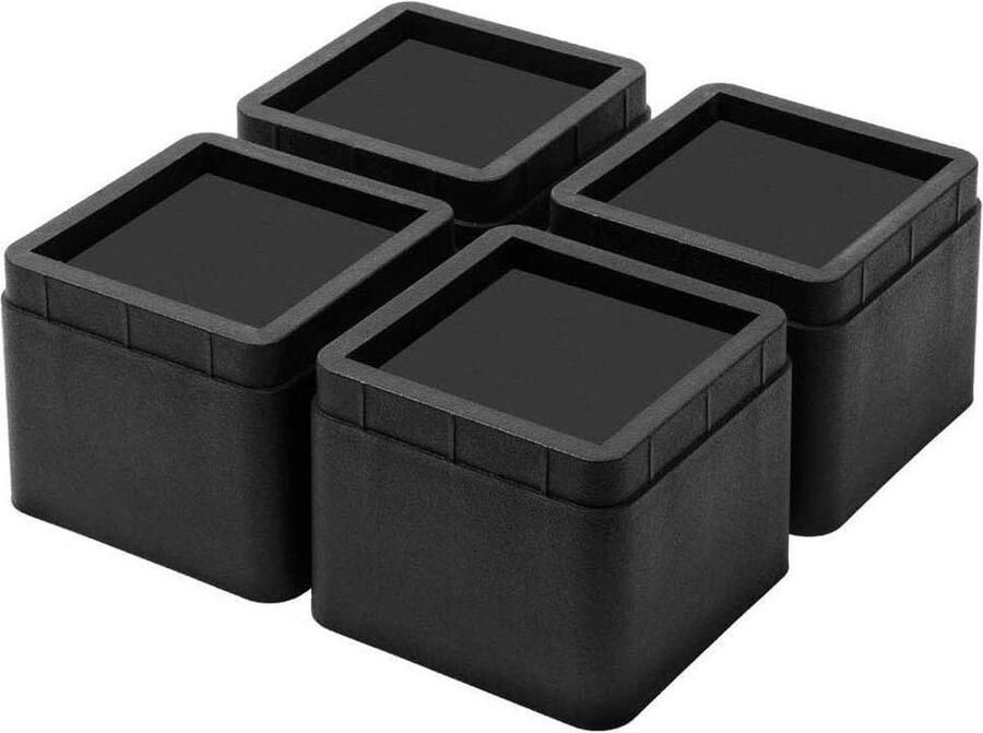 Verstelbare Bed Riser Set Heavy Duty Meubilair Risers (3 inch) met Stapelbare Functie furniture risers