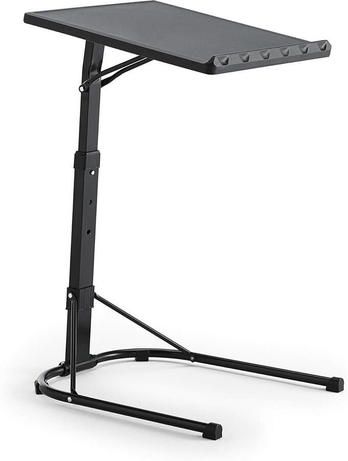 Verstelbare Bijzettafel Multifunctioneel 1 stuk Zwart 43 x 43 x 63 68 73 cm