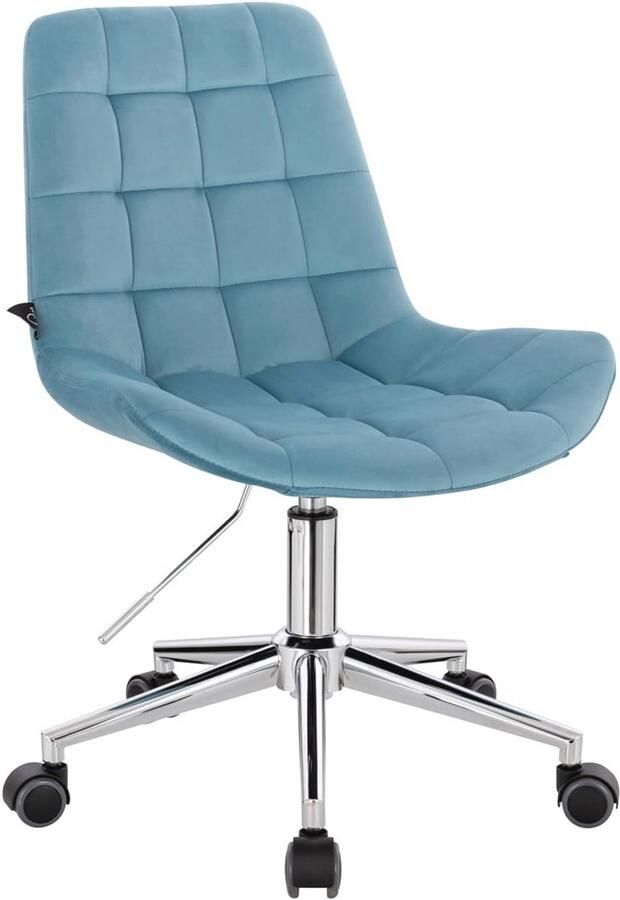 Verstelbare Bureaustoel voor Kinderen Lichtblauw Ergonomisch en Comfortabel