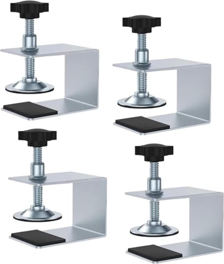 Verstelbare C-klemmen met Anti-slip Pad Set van 4 voor Houtbewerking en Doe-het-zelven