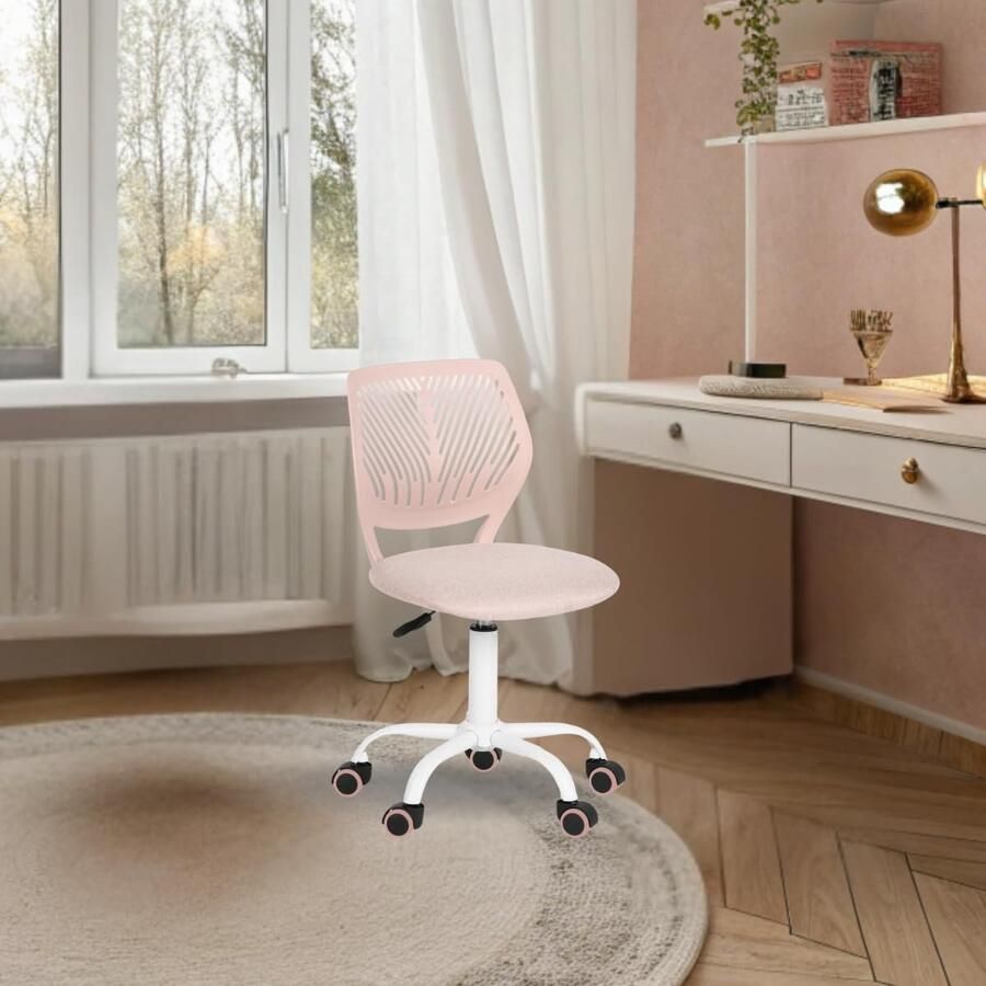 Verstelbare Ergonomische Bureaustoel voor Jongeren Kleurrijke Draaistoel voor Huis en Kantoor