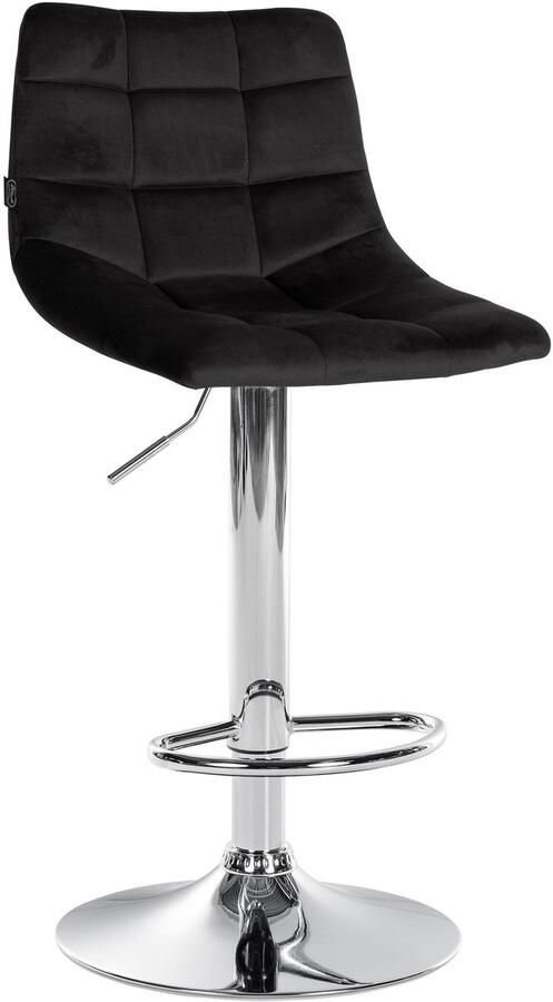 Verstelbare Fluwelen Barkruk Elegante Kruk 360° Draaibaar Comfort