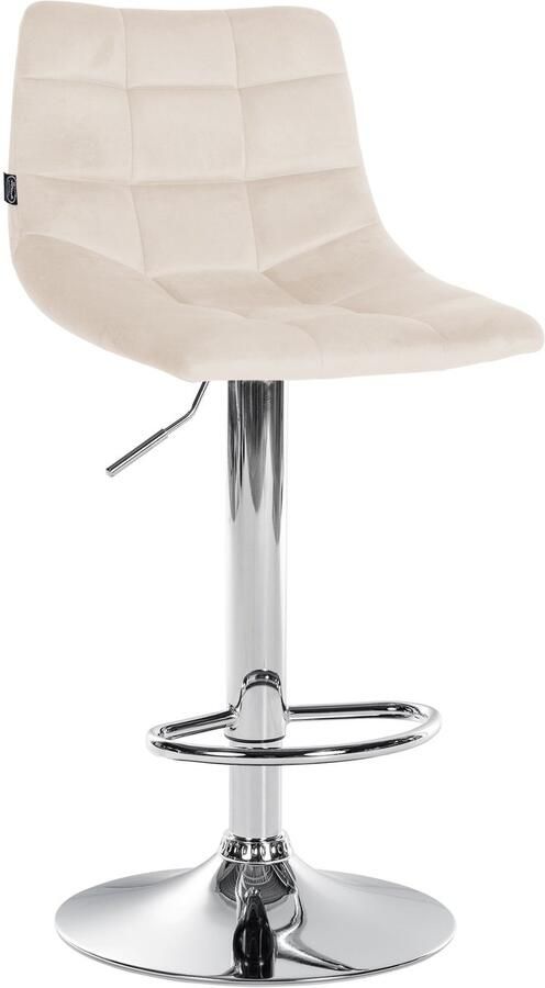 Verstelbare Fluwelen Barkruk Elegante Kruk 360° Draaibaar Comfort