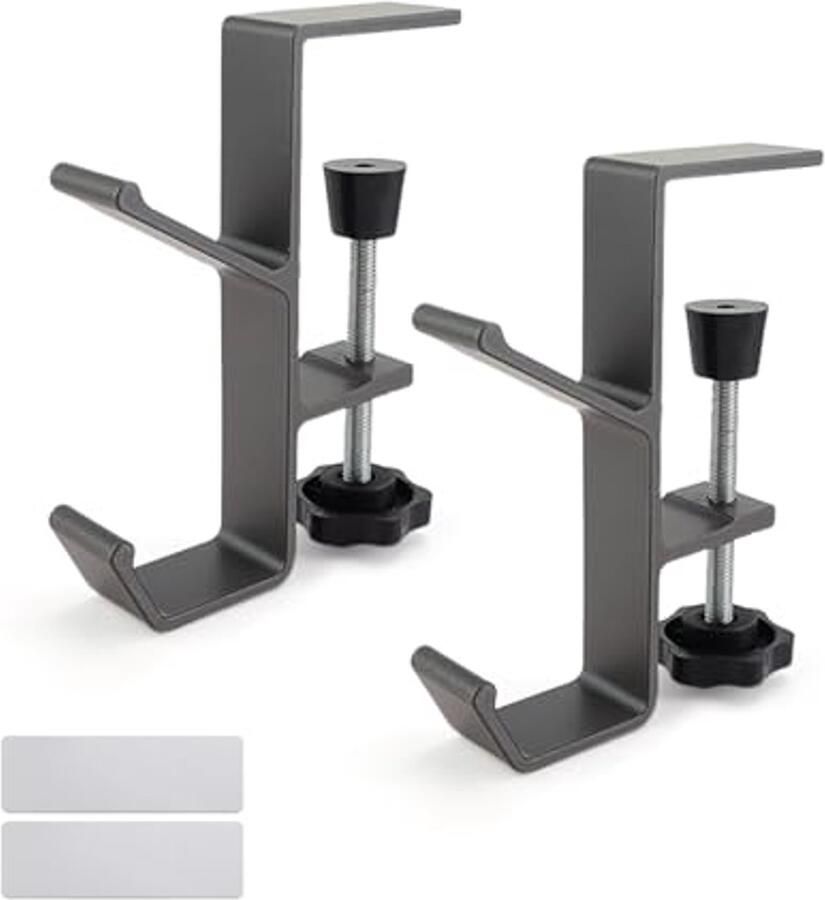 Verstelbare Handtas Houders voor Tafel 2 Stuks Multifunctionele Haken voor Computer Bureau