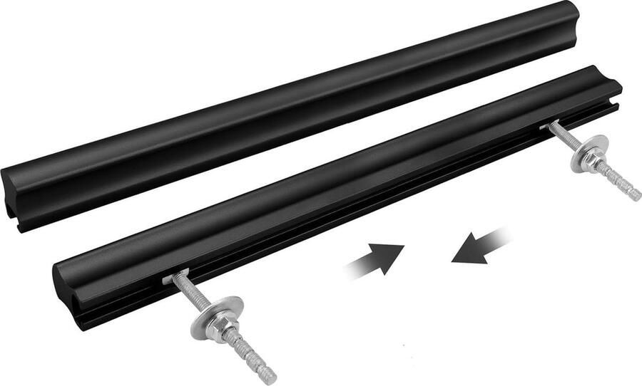 Verstelbare kastgrepen totale lengte 224 mm meubelgrepen keukengrepen zwart handgrepen voor keukenkasten handgrepen meubels 2 stuks