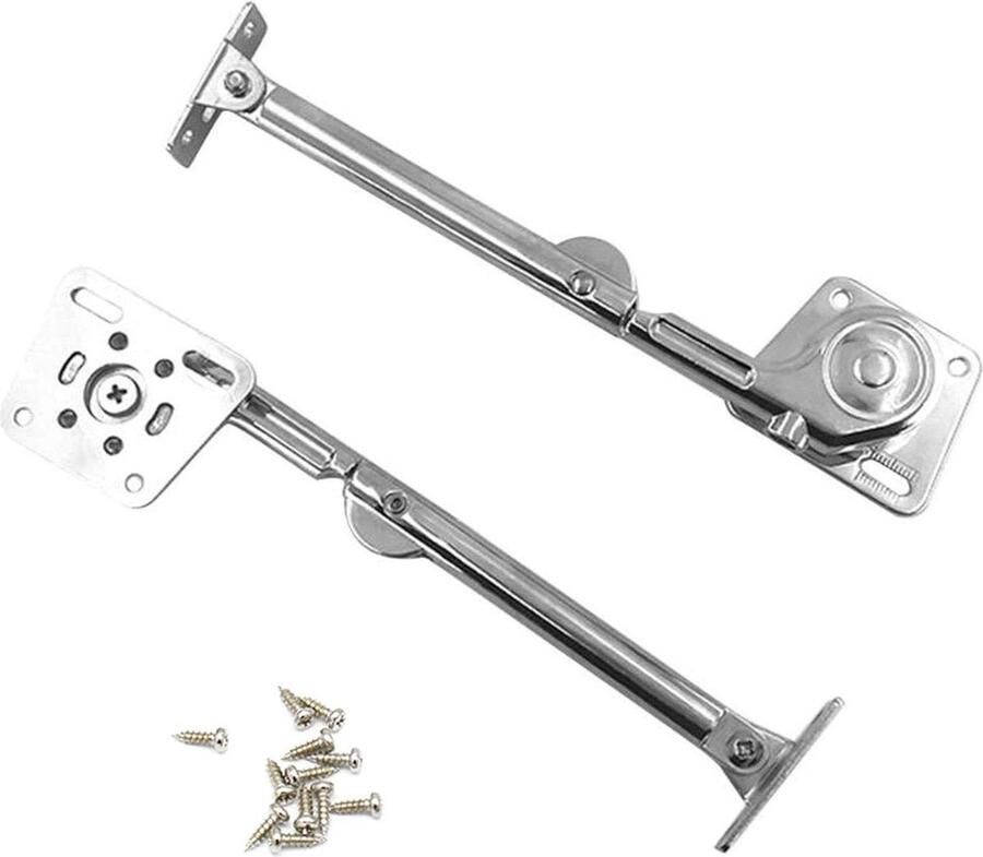 Verstelbare Klapscharnier 2 Stuks Zinklegering Ondersteuning Keukenkasten Klepbeslag Klaphouder