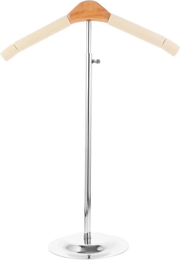 Allecto Premium Verstelbare kledingstandaard met T-shirt display haak voor kleding drogen Kleding houder voor tas Verstelbare kledingtas houder