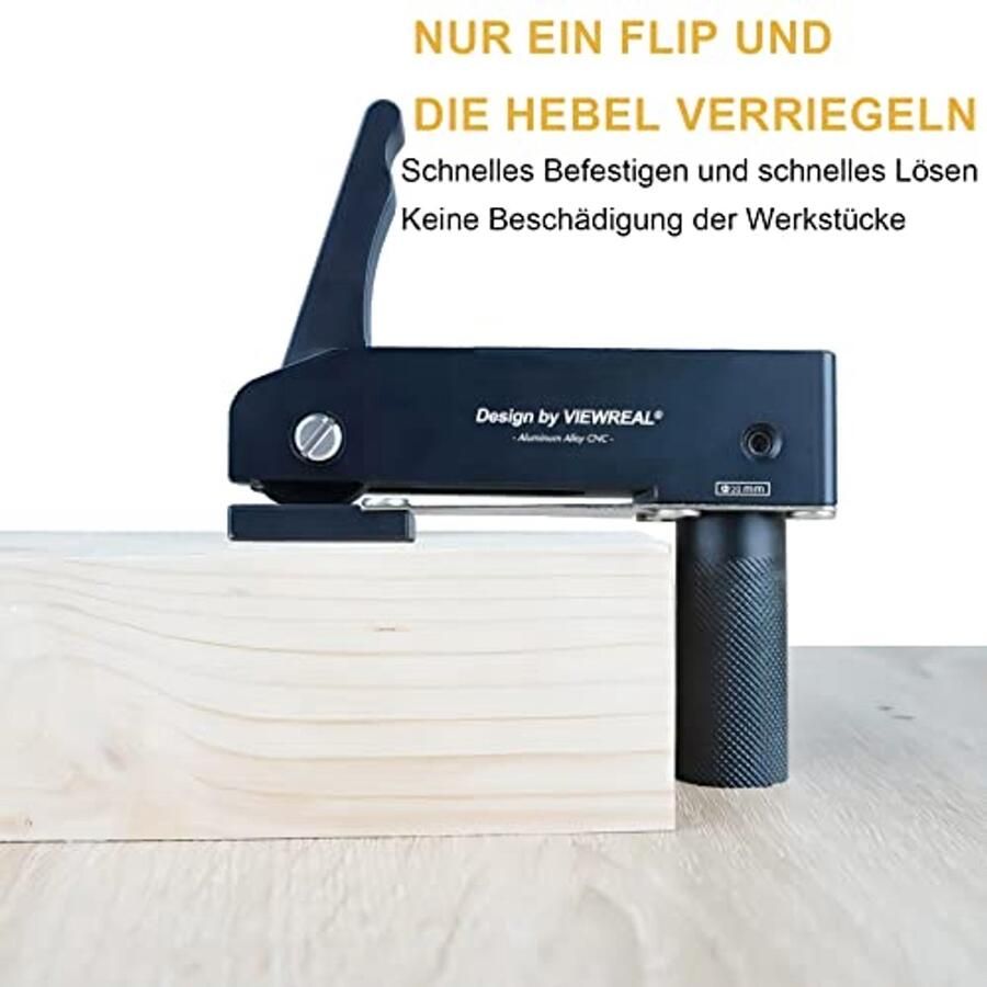 Verstelbare klemhouders voor houtbewerking 20 mm 2 stuks