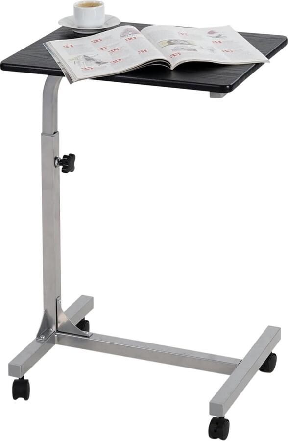 Verstelbare Laptoptafel Mobiel en Praktisch 1 stuk Zwart 48x38x79cm