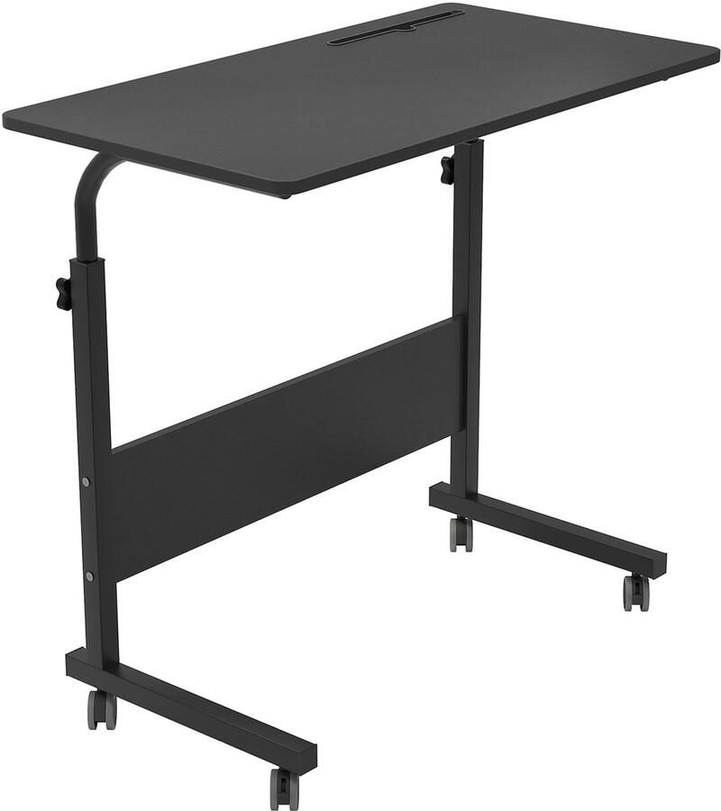 Verstelbare Laptoptafel Multifunctioneel 1 stuk Deeltjeshout en metaal 80 x 40 x (71-90) CM
