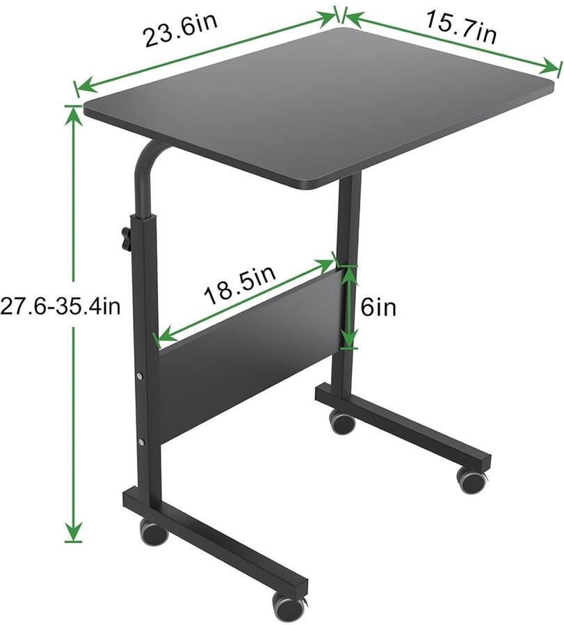 Verstelbare Laptoptafel Multifunctioneel 1 stuk Hoogglans Deeltjeshout