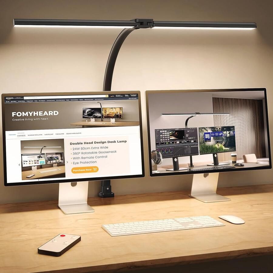 Verstelbare LED Bureaulamp met Dimbare Lichtmodi en Oogbescherming Ideaal voor Werk en Creatieve Taken