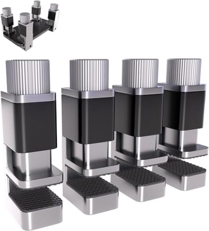 Verstelbare Metalen Klemmen Set voor LCD Scherm Reparatie 4 Stuks