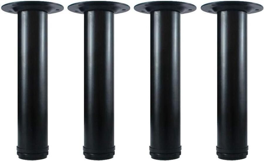 Verstelbare Metalen Meubelpoten 10 Inch Set van 4 voor Meubels