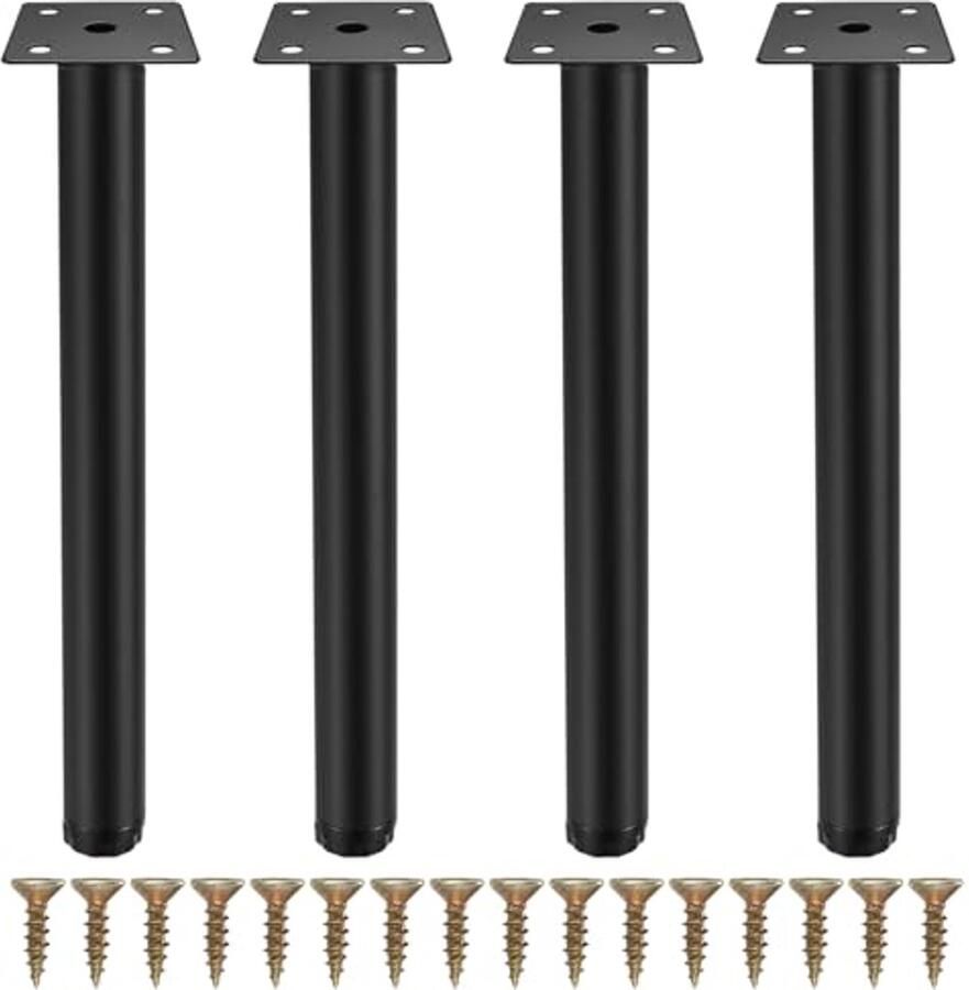 Verstelbare metalen meubelpoten 25 cm 4 stuks voor bank tafel stoel bureau