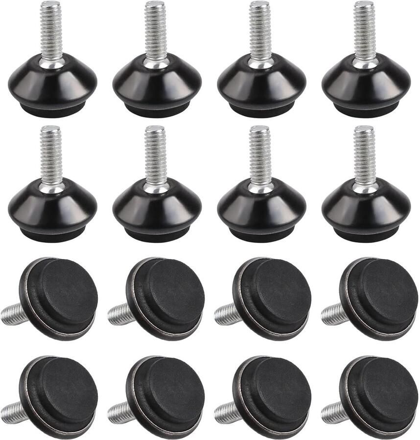 Verstelbare Meubelniveaus Hoogte Verstelbaar 16 Stuks Roestvrij Staal