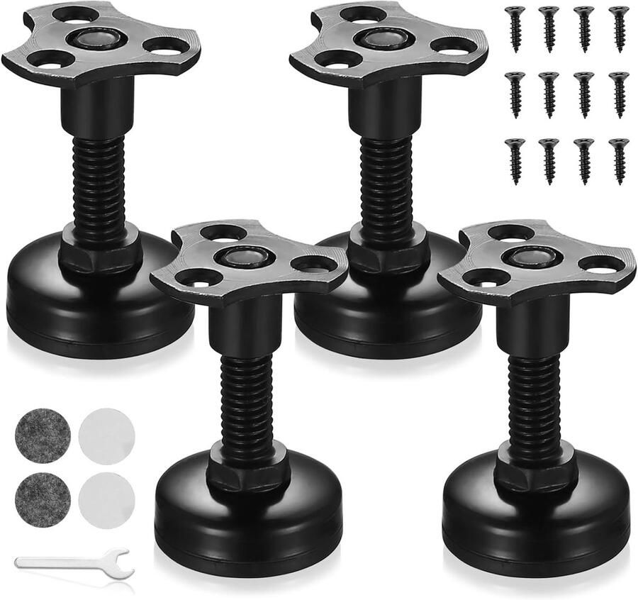 Verstelbare meubelpoten 4 sets voor tafels en kasten
