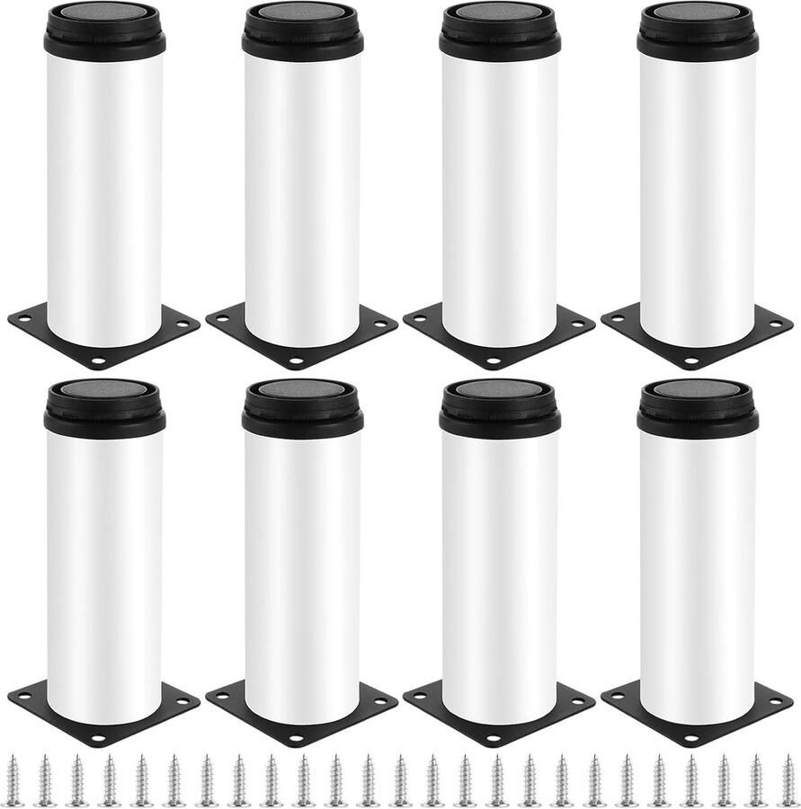 Verstelbare meubelpoten geschikt voor kast en tafel 8 stuks 50 x 150 mm