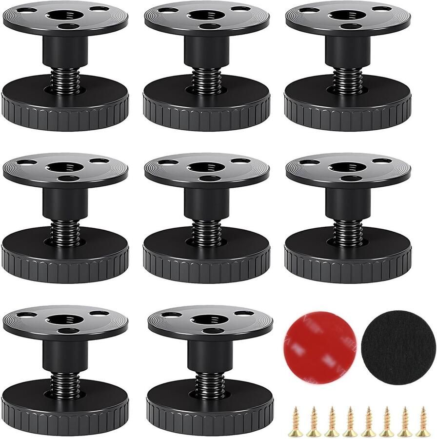 Verstelbare Meubelpoten Hoogwaardig Koolstofstaal Set van 4