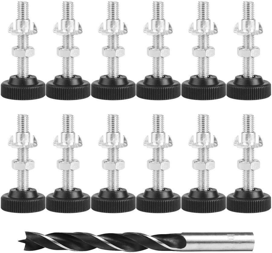 Verstelbare meubelpoten Hoogwaardige kwaliteit Set van 12