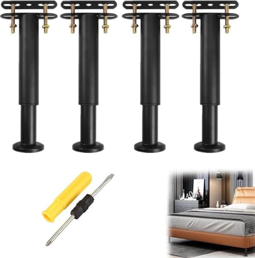 Verstelbare meubelpoten set 18-31 cm Geschikt voor keukenkasten bedden banken en TV-meubels 4 stuks