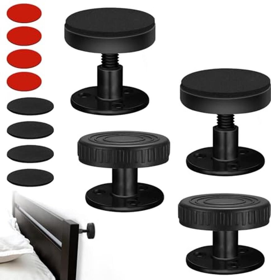 Verstelbare Nivelleringspoten voor Meubels 2 Installatiemethoden: Boor of Zelfklevend