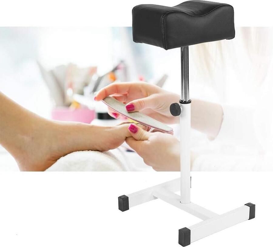 Verstelbare pedicure kruk stoel met voetensteun Salon voetenbank voor pedicure en massage