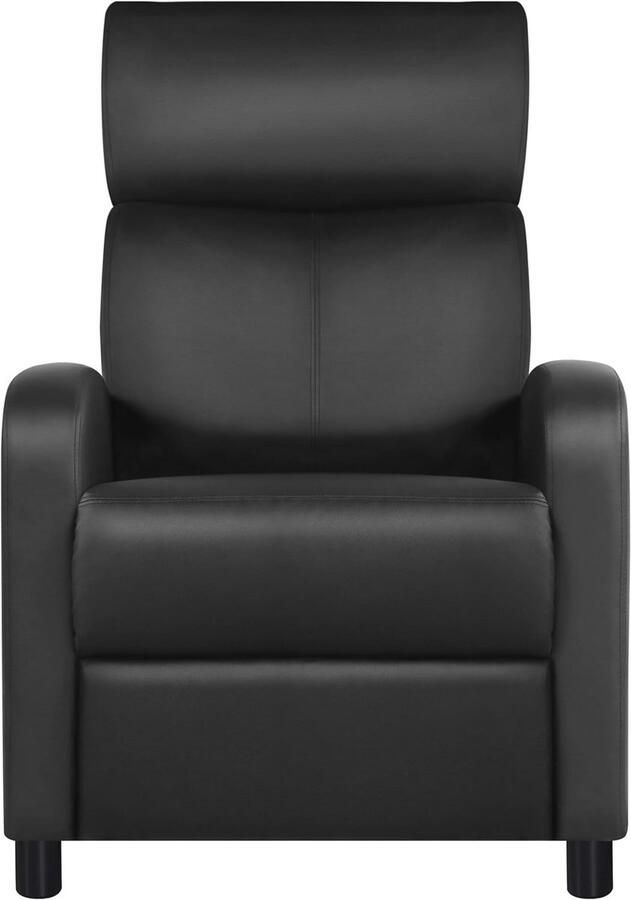 Verstelbare Relaxstoel met Pocketveren en Kunstleer Comfortabele Televisiestoel voor Thuis