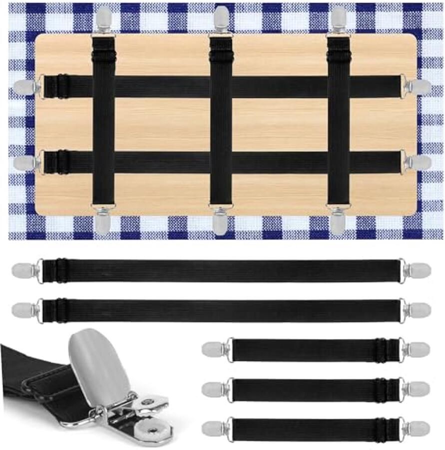 Verstelbare Tafelkleedklemmen Set van 5 Perfect voor Binnen en Buiten