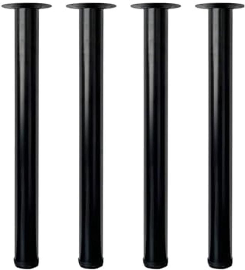 Verstelbare Tafelpoten 50 cm Metalen Meubelpoten voor Koffietafel Ø50mm Set van 4
