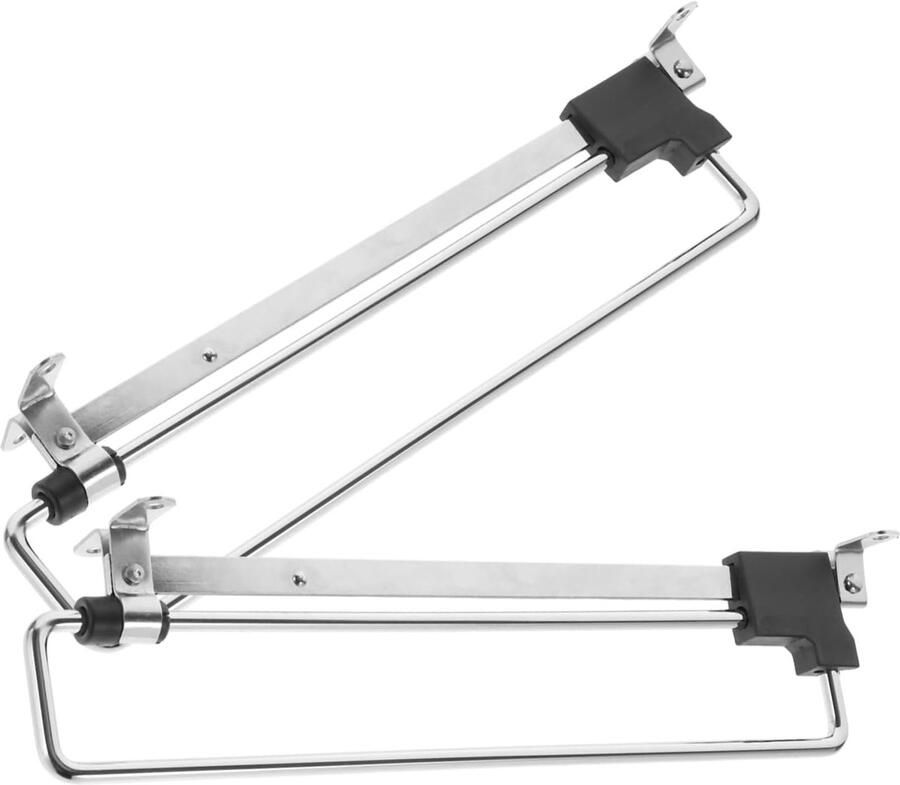 ZVD Verstelbare telescopische kledingroede met opvouwbare armen Kleine kledingroede ruimtebesparend