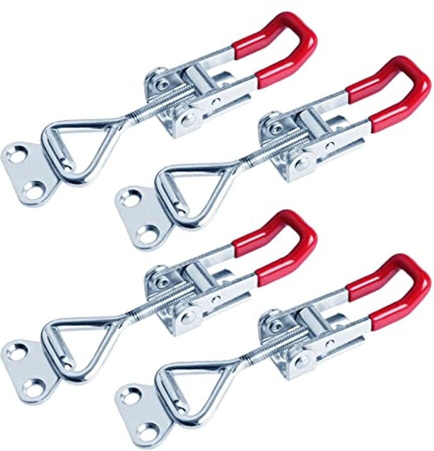 Verstelbare Toggle Klemmen Set 4 Stuks Voor Deur Kast en Gereedschapskist 180kg Draagkracht
