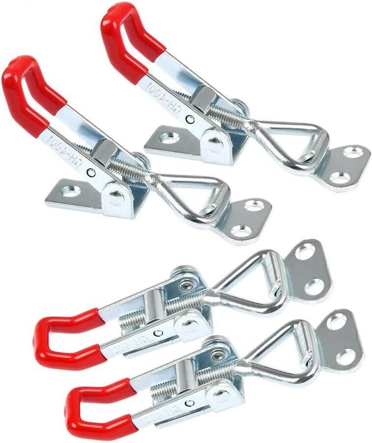 Verstelbare Toggle Klemmen voor Dozen en Kasten Set van 4 stuks met Quick Release Lade Deur Venster Hendel Klink Doos