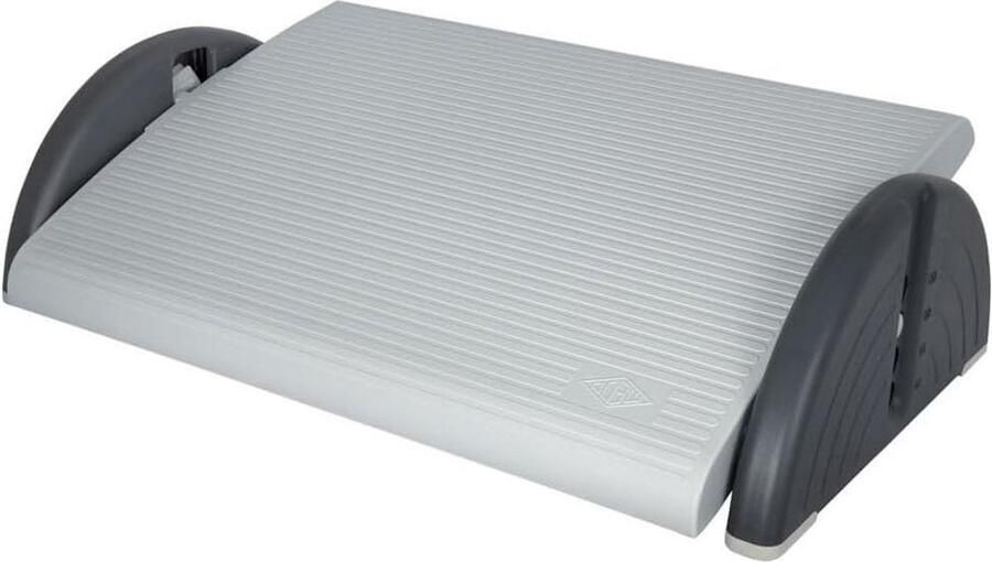 Verstelbare voetensteun ergonomisch geschikt voor thuis en op kantoor 1 stuk lichtgrijs 52 x 35 x 14 cm