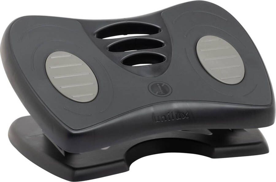 Verstelbare antislip dynamische voetsteun voetenbank voor kantoor en thuis zwart Nymphea