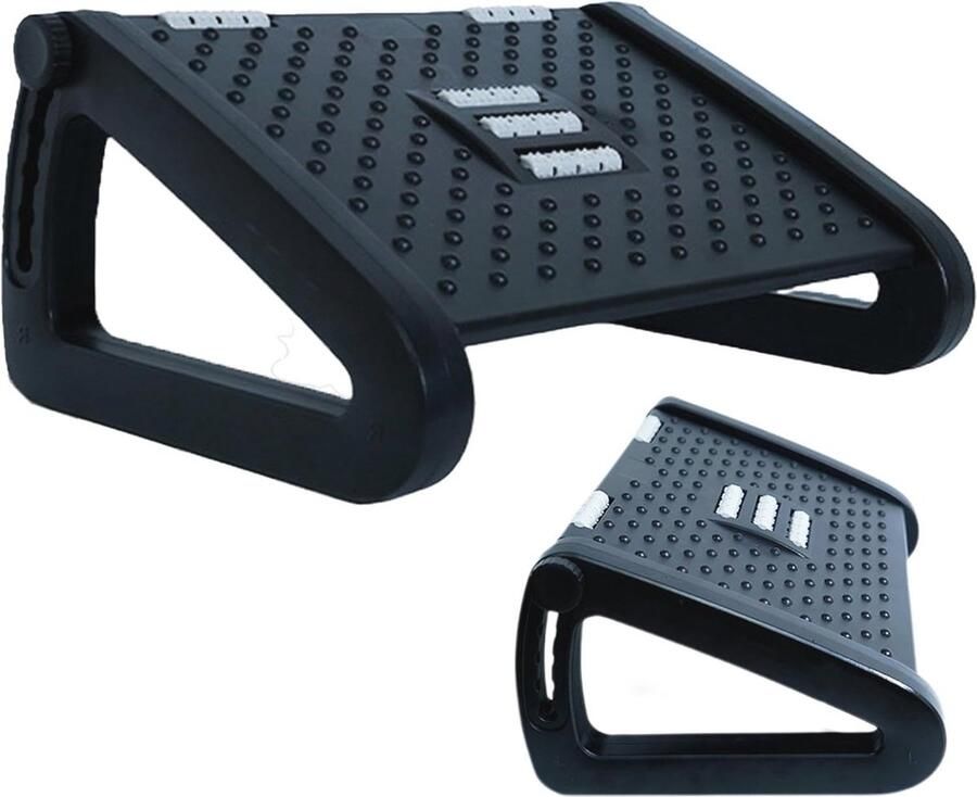 Verstelbare Voetensteun met Massageroller voor Comfort onder Bureau 6 Hoogtes