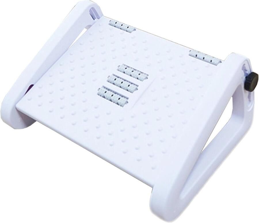 Verstelbare Voetsteun met Rolmassage Comfortabele Voetenbank voor Onder Bureau