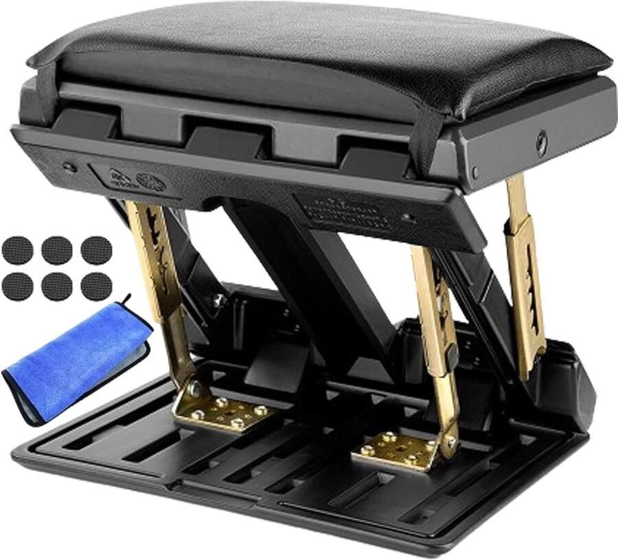 Verstelbare voetsteun onder bureau met massagefunctie gladde sponsachtige pad voor kantoor