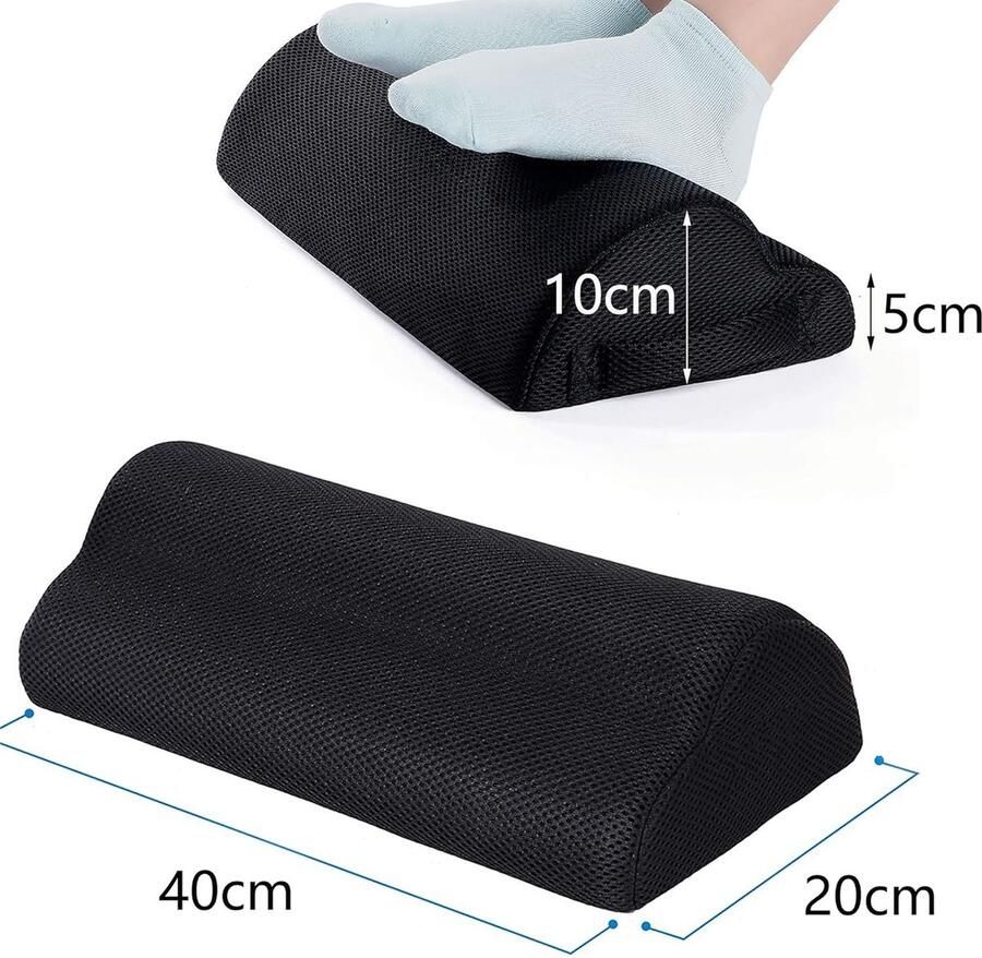 Verstelbare Voetsteun Voetkussens Antislip Voetkrukken voor Kantoor Thuis Reizen Voetsteun Onder Bureau Ergonomisch Voetsteun Kussen Ontspan Voeten Knieën
