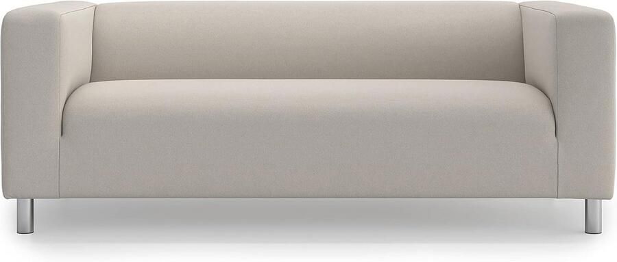 Vervangende Bankhoes Compatibel met Klippan 2-zitsbank Polyester Petite Parelbeige