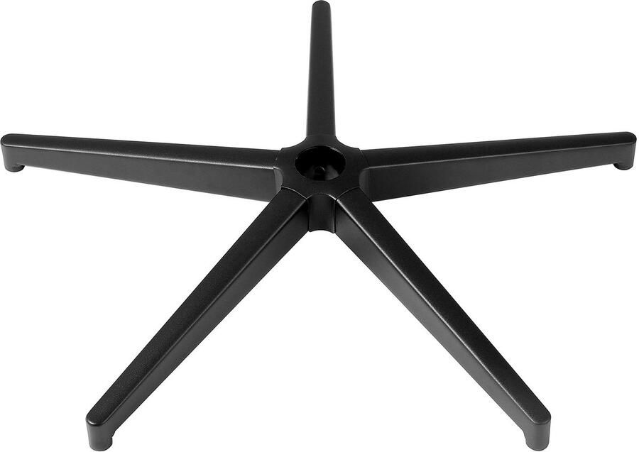 Vevor Onderstel Tourniquet Chroom 710 mm Brede Bureaustoelonderstel Draaistoel Onderstel 1134kg Eenvoudige Installatie Hoogwaardig Gehard Staal Zwart