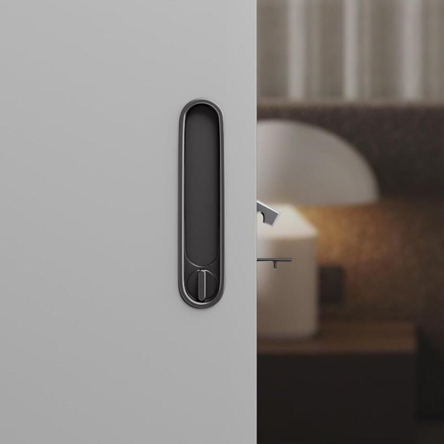 Verzonken Handgreep voor Zakdeur Onzichtbaar Schuifdeurslot Zwart