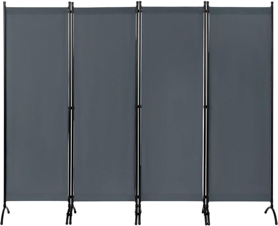VidaLuxe 4 panelen Opvouwbare Scheidingswand Schaduwdoek Kamerscherm Scheidingswand Vouwscherm Tuin Zonnezeil Zon Privacy Scherm Vouwscherm Privacy Tuin Terras Slaapkamer